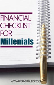Regardless of whether you're in your 20's or 30's, you're ready to get your financial life in order and I'm here to help you. Here are 10 things that should be on every millennials financial checklist to ensure they reach financial freedom. Pin this, read this, and get your finances together.