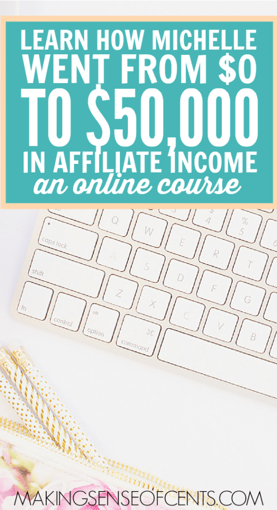 Do you want to learn how to make money with affiliate marketing on your website? Well, Michelle is the person you want to learn from because she is making over $50,000 per month.