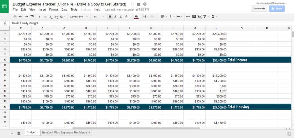 free budget spreadsheet template-total-income-and-other-total-categories