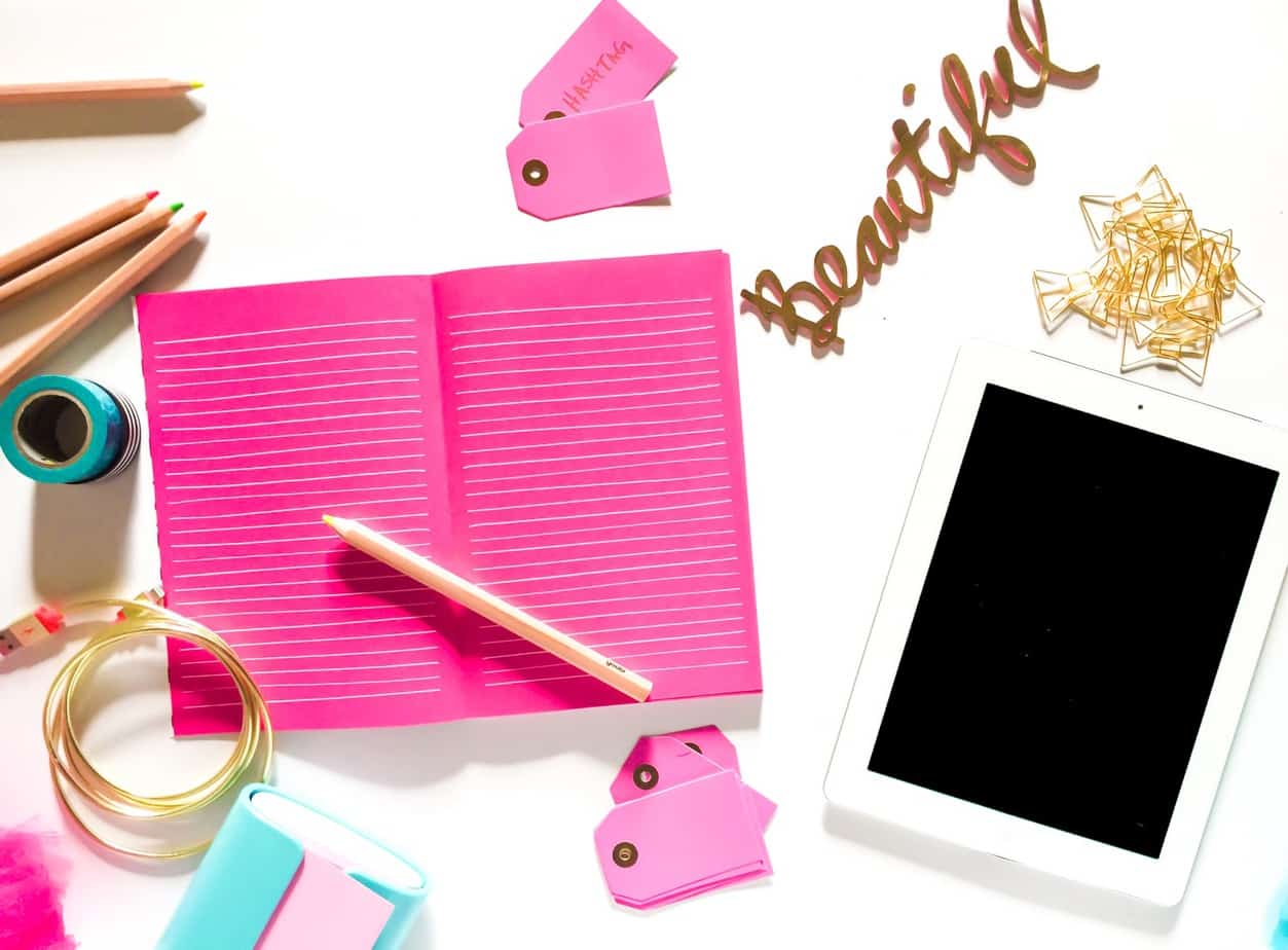Beautiful Notebook Pink iPad 3
