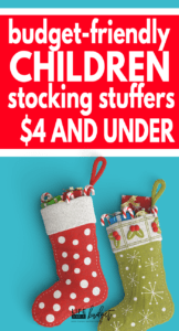 Here are stocking stuffer ideas for kids under $4. #christmasgifts #giftideas #kidgift #cheapgifts #stockingstuffers #holidays
