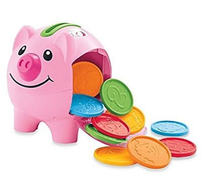laugh and learn piggy bank gift guide for kids