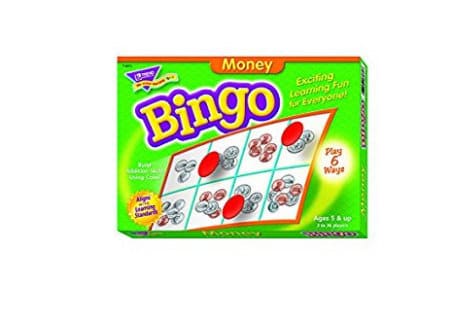 money bingo game gift guide for kids