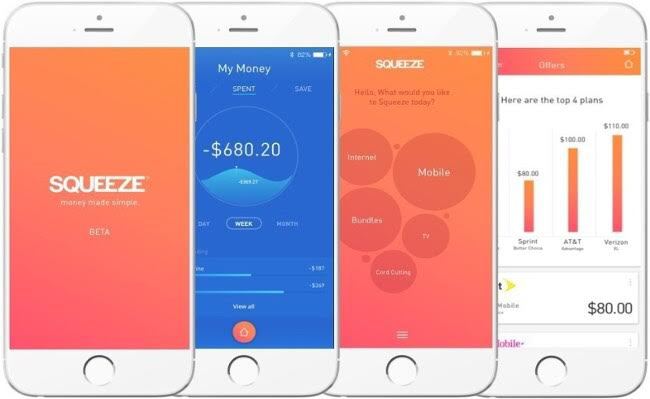 cut monthly expenses with Squeeze