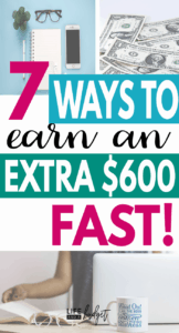 how to earn an extra 600 per month