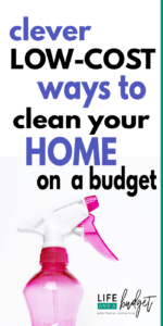 Here are a few clever ways you can keep your home clean and save money.