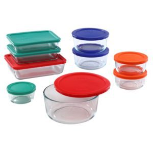 frugal kitchen essentials - pyrex 18 piece clear bowl set