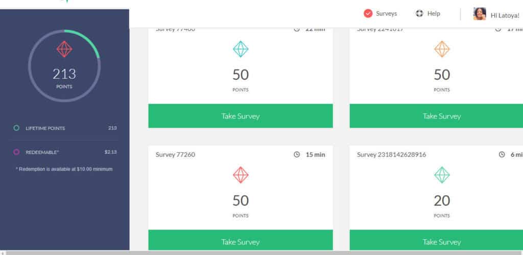 survey junkie review profile