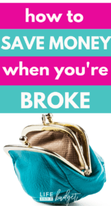Saving money is so hard to do when you're broke. But luckily these tips will help you learn how to save money fast on a low income. Learn how to save money when you're broke with these tips now! #savemoney #lowincome #savemoneyfast #save #familyfinances #budgeting #budgetingforbeginners #savemore #extramoney