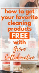 I'm sick and tired of going to Target for dish detergent and overspending! That's why I've decided to try my hand in getting free cleaning supplies through Grove Collaborative and I LOVE IT. If you're struggling with $100 Target runs, learn how to get your free cleaning products shipped to you for FREE just like me! #homemaking #frugalcleaning #cleaningtips #savings #savemoney 