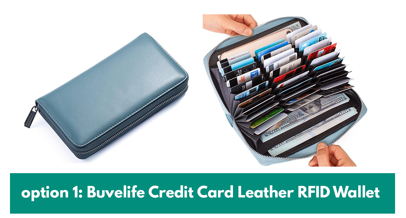 unique ways to gift money option 1 Buvelife Credit Card Leather RFID Wallet