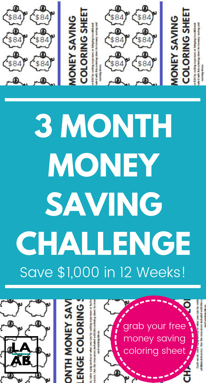 Money Challenge Printable 1 Life And A Budget - if you re low on savings take the 3 month money challenge this year