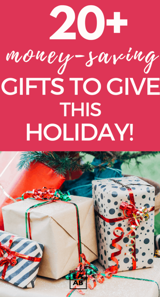 In search of the perfect money-saving gifts to give your frugal friend or loved one this holiday? These gifts ideas for frugal people won’t disappoint! #frugal #frugality #frugalgift #giftideas #moneysaving #savings #holidaygifts #christmasgifts #moneysavinggift #frugalgift #affordablegifts 