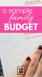 If you’re trying your best to adhere to frugal living and haven’t quite gotten the hang of saving money, check out these easy tips and sample family budget to help you create one of your own.