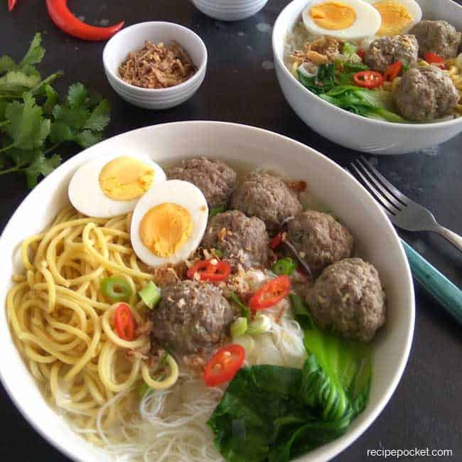 basko indonesian meatball soup
