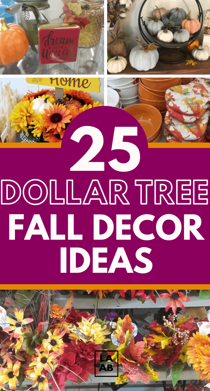 Dollar Store Fall Decor: 25 Simple Fall Decorating Ideas - Life and a