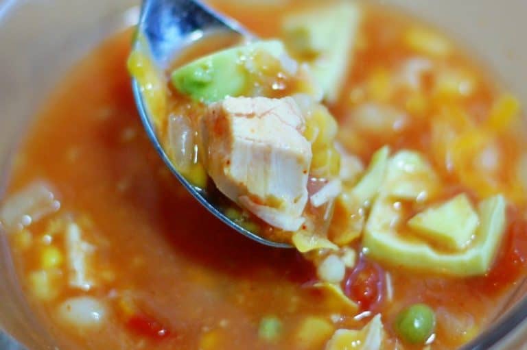 easiest and best chicken tortilla soup 768x511