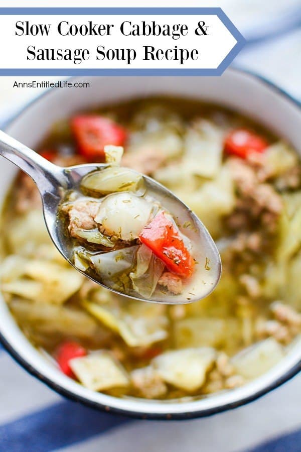 slow cooker cabbage and sausage frugal soups recipes