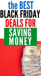 Here are the Best black Friday and cyber Monday deals on Amazon for those of you looking for ways to save money and live on one income!
