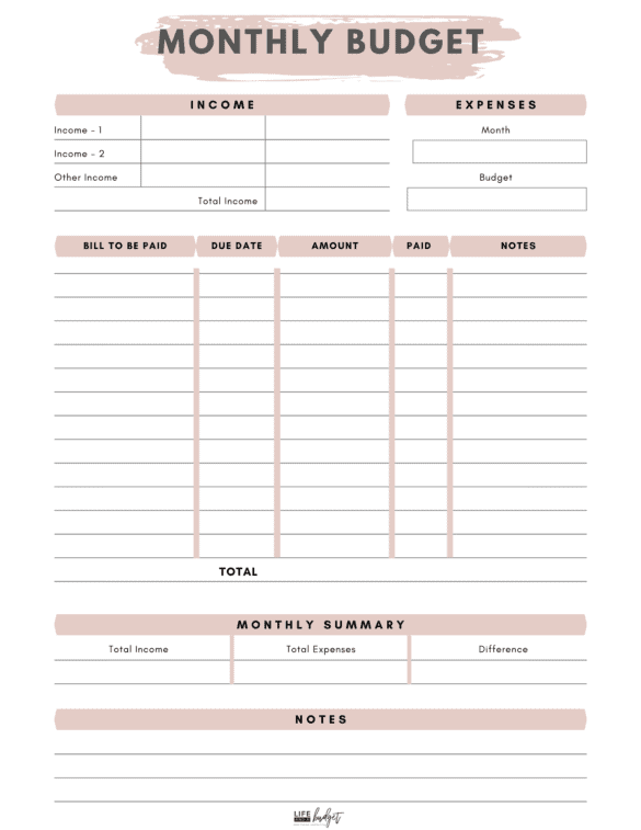 27 Free Printable Budget Templates To Use In 2024!