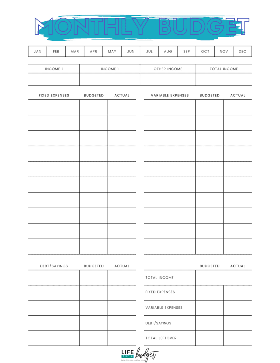 27 Free Printable Budget Templates To Use In 2024!