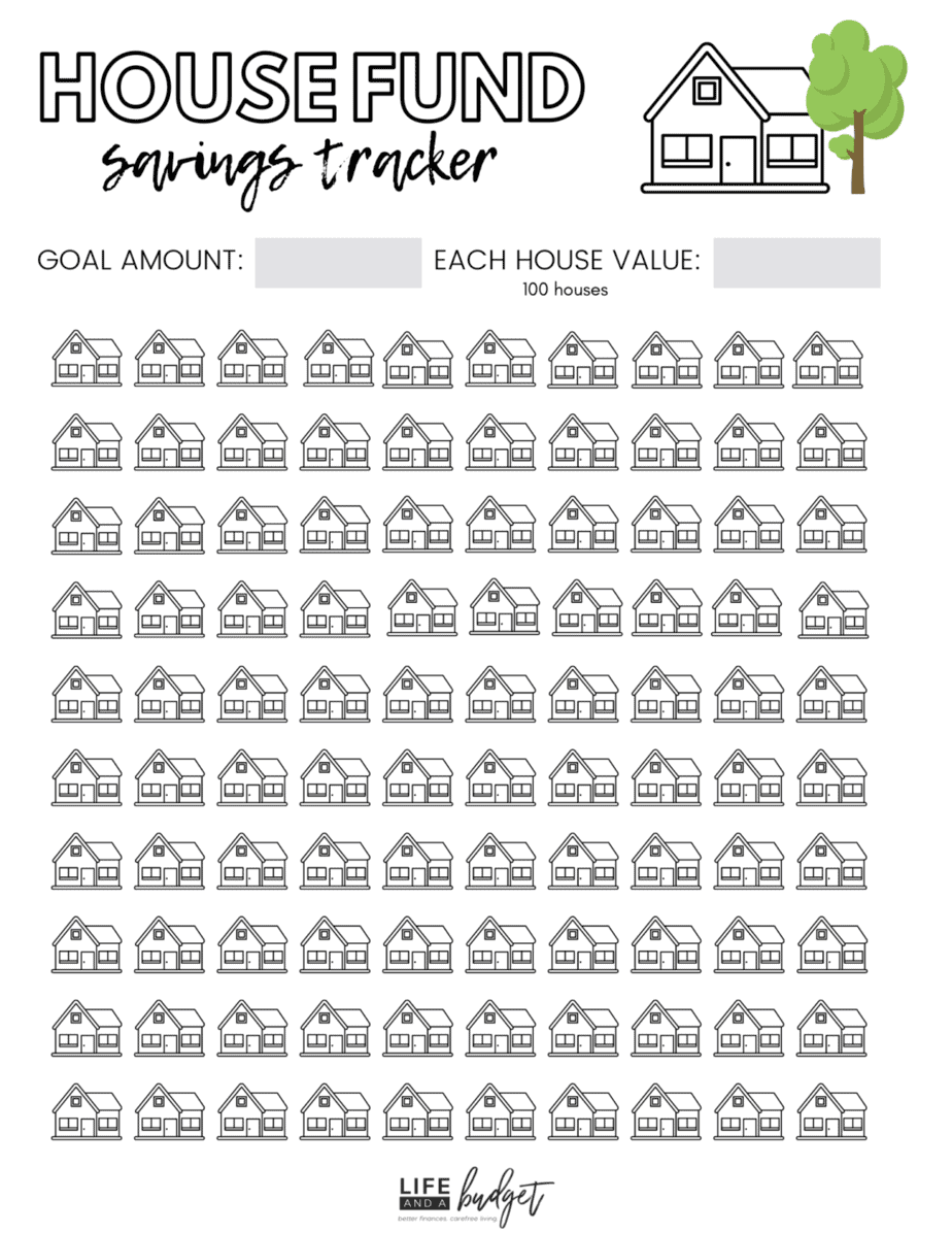 13 FREE Printable Savings Tracker Coloring Pages Life and a Budget